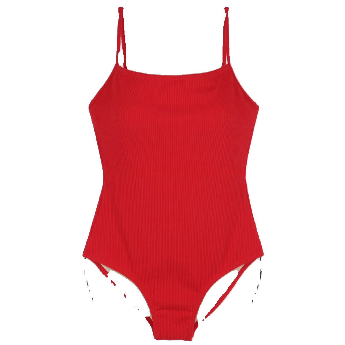 新しい赤いセクシーなワンピースビキニ温泉休暇水着女性の韓国スタイルインカジュアル水着固定胸パッド