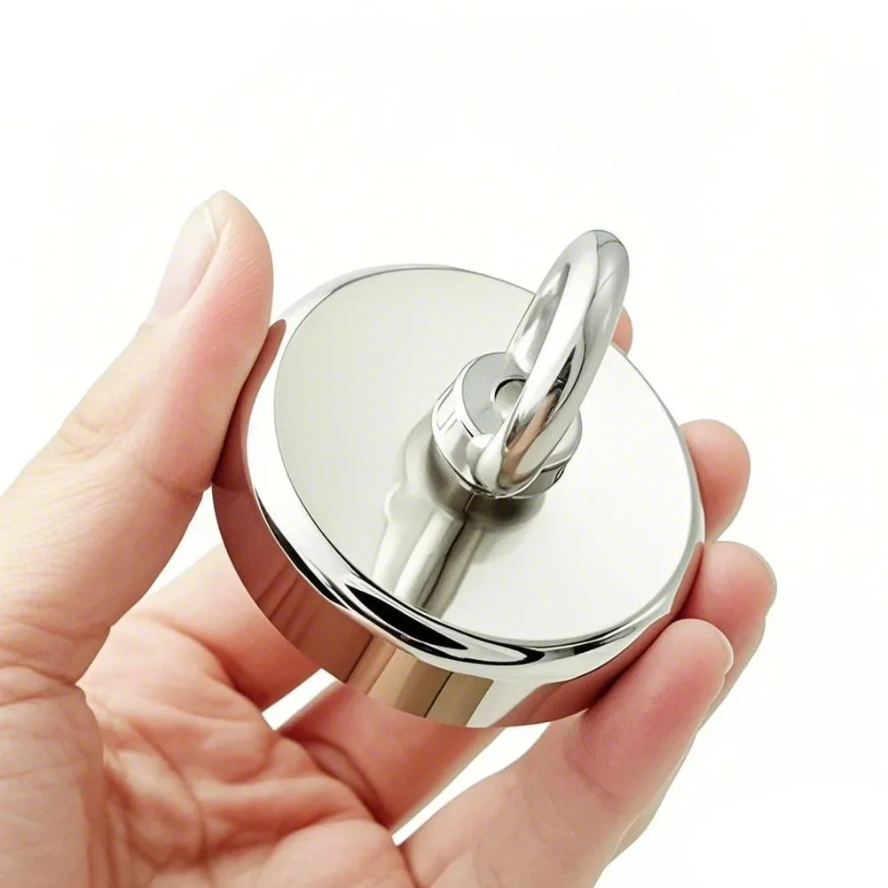 

Powerful Magnets Neodymium Fishing Magnets Heavy Duty Rare Earth Magnet with Countersunk Hole Eyebolt Salvage Magnetic Fishing