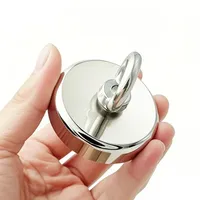 Powerful Magnets Neodymium Fishing Magnets Heavy Duty Rare Earth Magnet with Countersunk Hole Eyebolt Salvage Magnetic Fishing