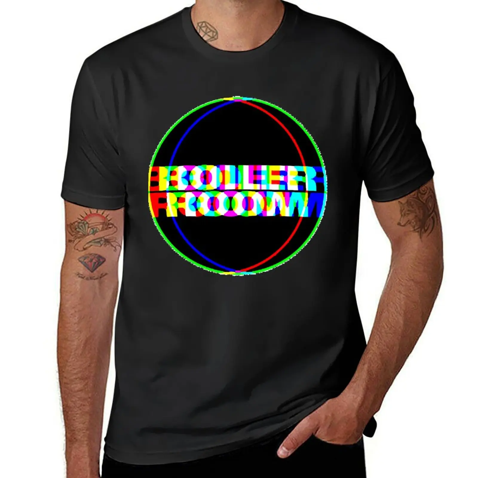 Boiler Room Color Glitch I T-Shirt sweat anime designer t shirt men