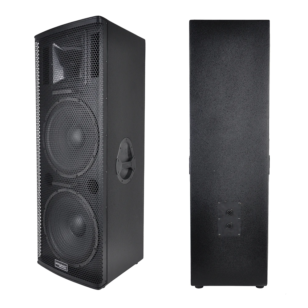 Accuracy Pro Audio  Dual  High Power Best Concert 3-Way Wooden Speaker Box Dj