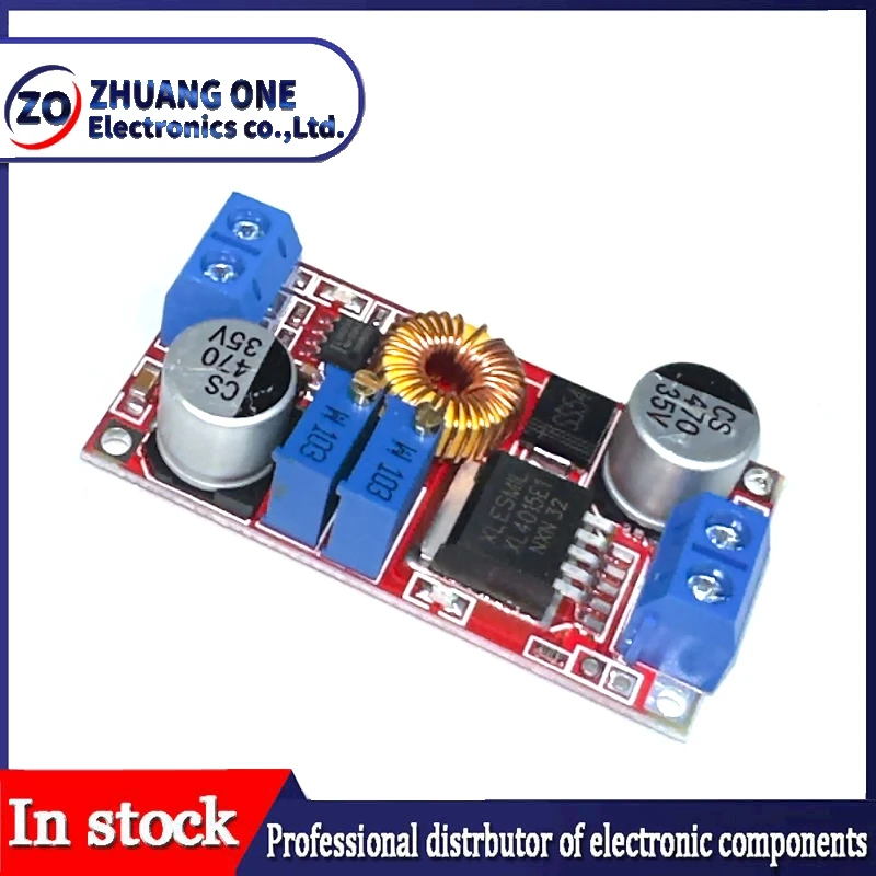 2 in 1 XL4015 5A Adjustable Power CC/CV Step-down Charge Module LED Driver Voltmeter Ammeter Constant current constant voltage