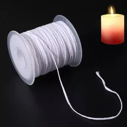 DIY Wax Core 61 M Long Cotton Woven Candle Lamp Wick Candle Accessories Candle Lamp Wick Candle Making Kit Candle Lamp Wick