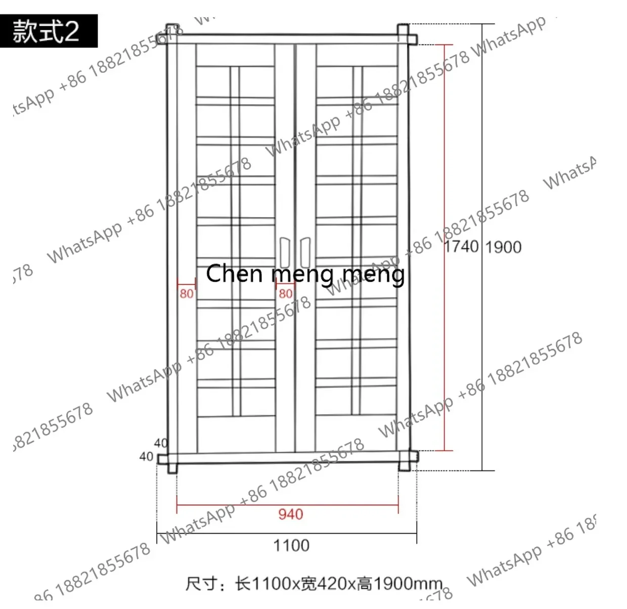 Ancient Elm Sentiment Old Elm Wood Glass Bookcase with Doors Simple Chinese Style Solid Wood Furniture Storage Rack Cabinet