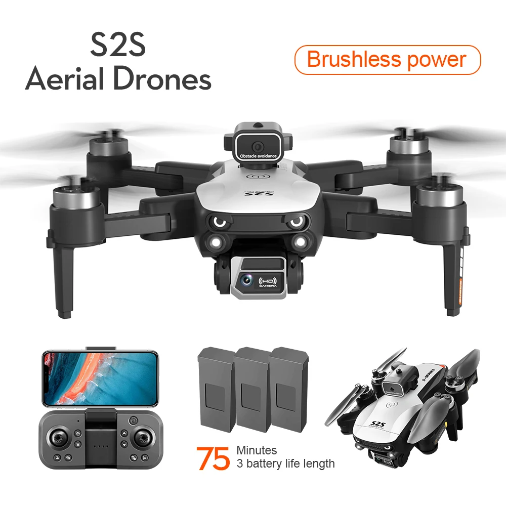 

Mini Drone Profesional 6K HD Camera Fly 25Min Obstacle Avoidance Brushless Foldable Quadcopter Optical Flow RC Drone VS Mavic 3