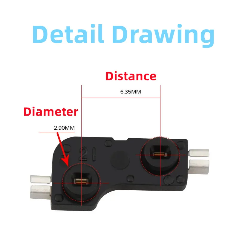 New KAILH 50PCS/100PCS Hot Swap PCB Socket  CPG1511 Connector Mechanical Keyboard Shaft Changer Chip For Cherry MX