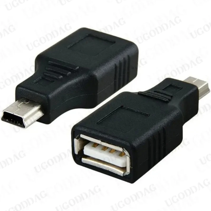 Test before send USB A Female to Mini USB B Male Cable Adapter 5P OTG V3 Port Data Cable For Car Audio Tablet For MP3 MP4