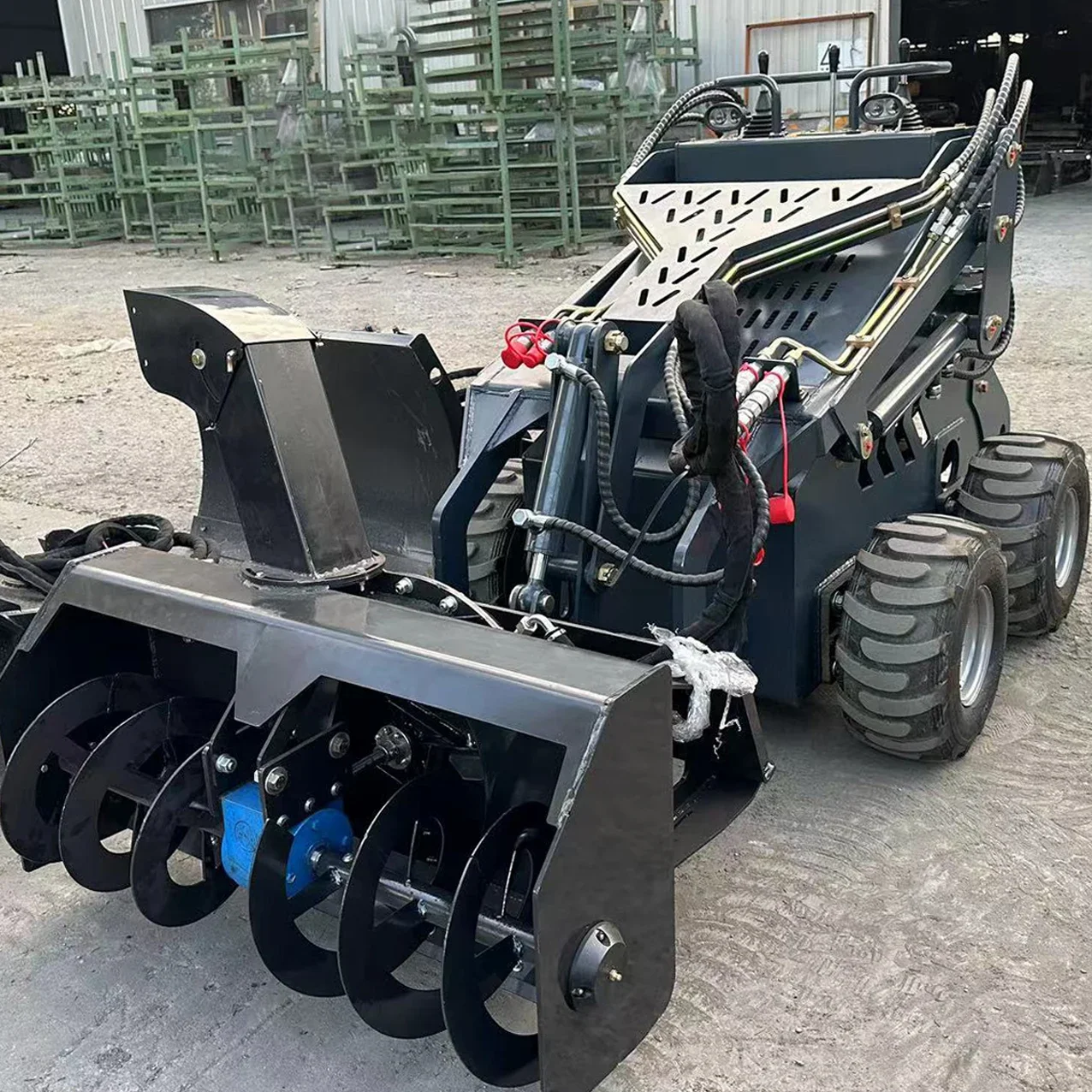 for FREE SHIPPING!! cheap mini skid steer loader diesel mini skid steer loaders wheel loader mini 500kg 400kg