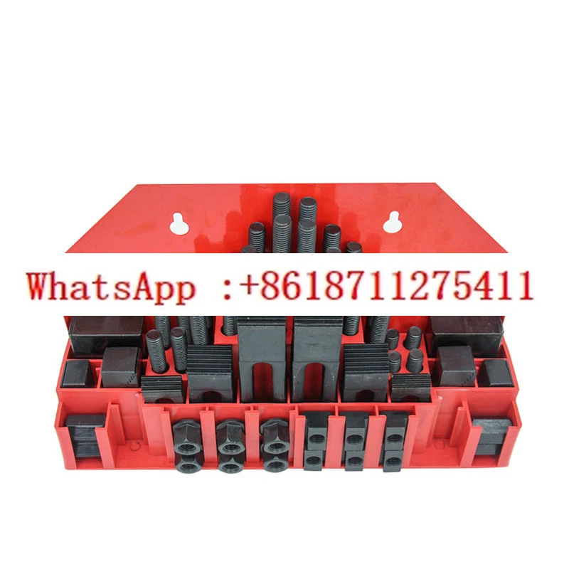 M8 M10 M12 M14 M16 M20 M24 Tool Combination Platen Mold Parts 58PCS/Set Milling Machine Pressure Plate Universal Clamp Group Cod