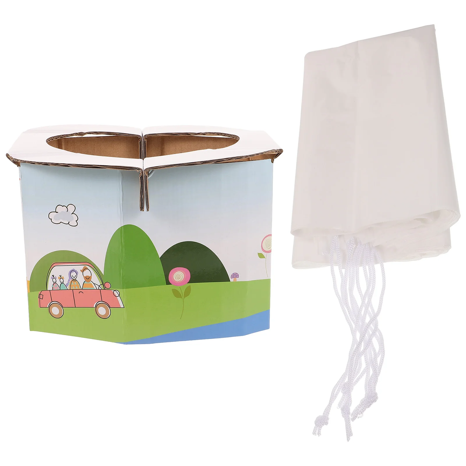 

Portable Children's Toilet Potty Foldable Car Paper Kids Travel Lightweight Durable Camping Fishing Hiking Outdoor Activities