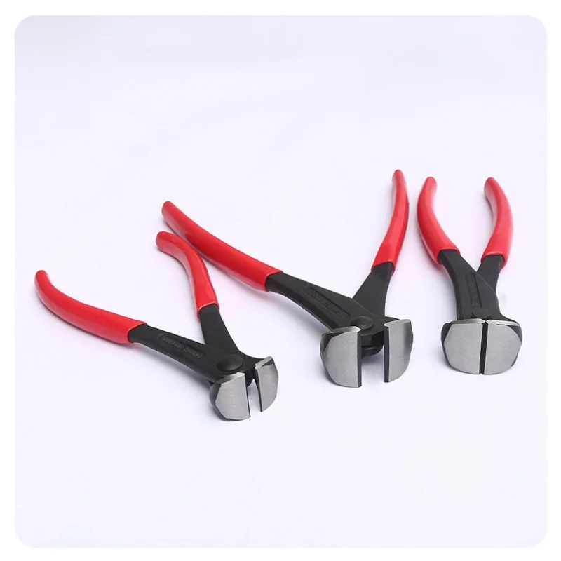3-Pack Nail Puller 6-inch 7-inch 8-inch Cat's Paw Nail Puller & Remover End Cutting Pliers Staple Puller Carpenter's Tool CRV