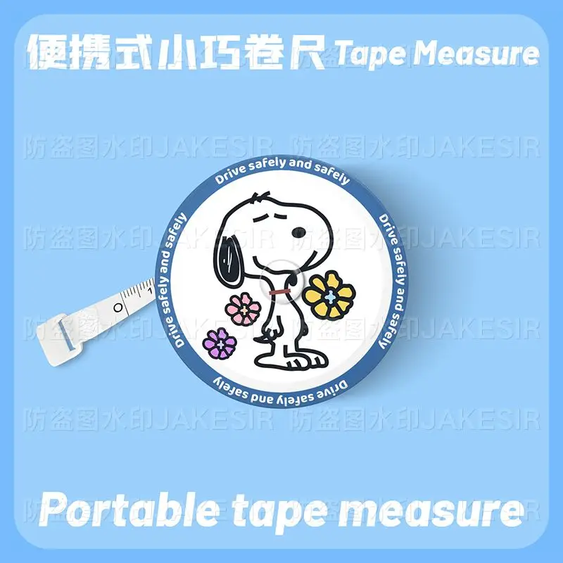 Snoopy cartoon cute tape measure creative personality home measurement three circumference double-sided tape measure gift