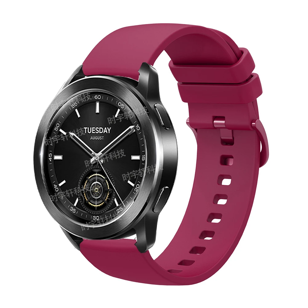 22mm Strap For Xiaomi Watch S3/S4 Smartwatch Silicone Sport Bracelet For Xiaomi Watch Color 2/S1 Pro/S1 Active/S2 42mm 46mm Band