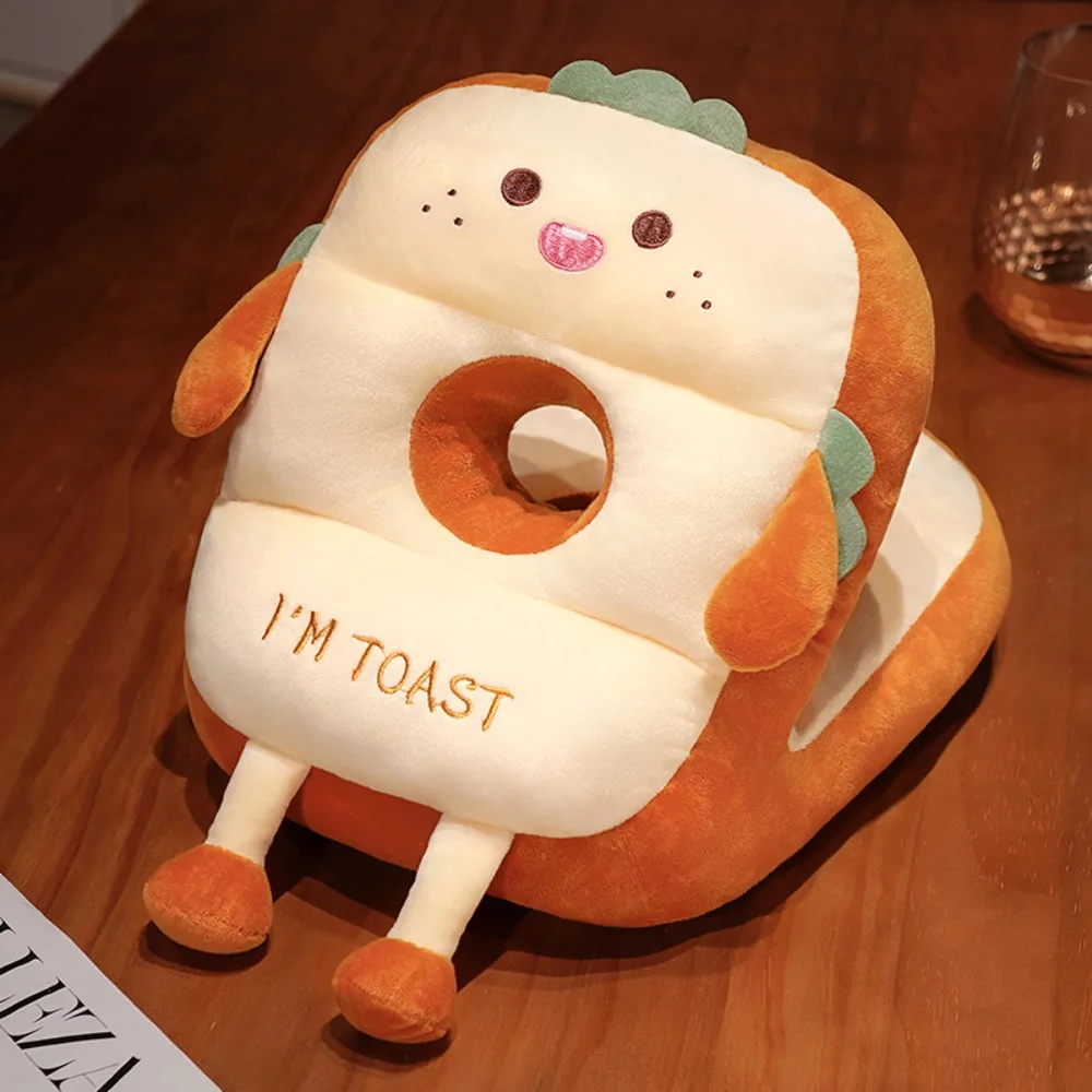 

Двусторонняя грелка для рук, супер мягкая, сохраняющая тепло, гусиная офисная подушка для сна, плюшевая и ледяная шелковая подушка для тостов, мягкая игрушка
