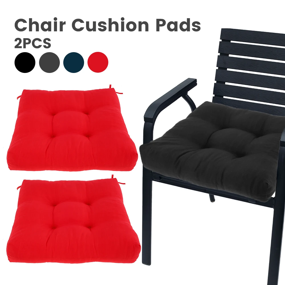 2 Pieces Tatami Seat Cushion Backrest Cushion Square Floor Cushion Rattan Chair Non-slip Mat Lounge Chairs Padded Furniture