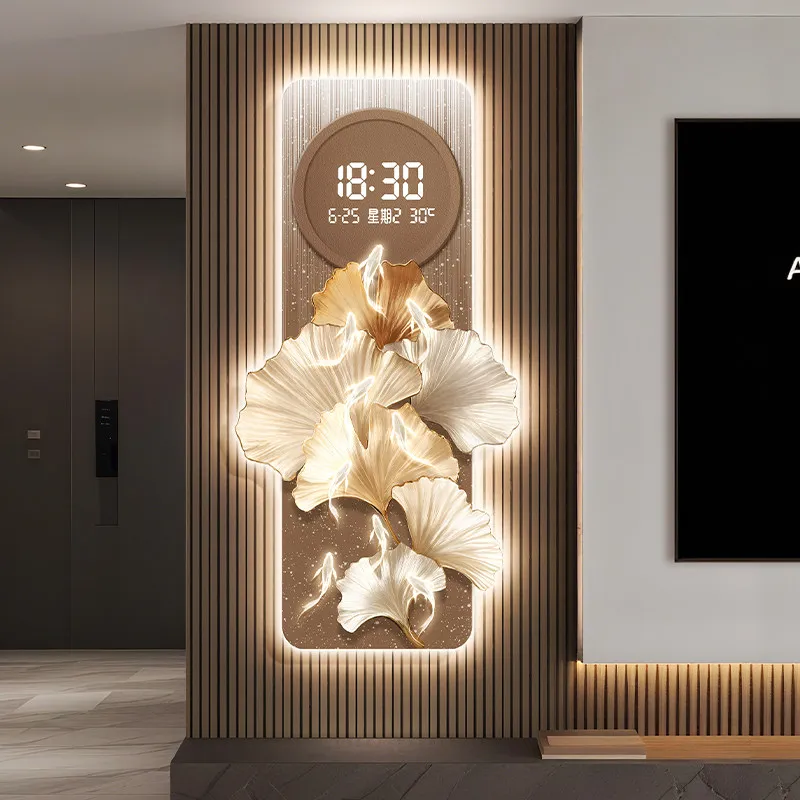 Decor Cheap Digital Clock Large Machinery Modern Plastic Digital Clock Luxury Mechanical Horloge Murale Salon Wall Decoration