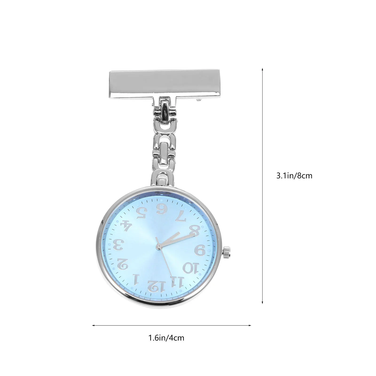Nurse Pocket Watch Hanging Watch for Clinic Staff Durable Material Long Lasting Exquisite Design Stunning Appearance Clear Time
