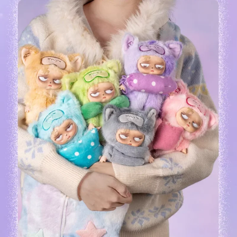 

【Spot】Grumpipi Insomnia Angry Doll V2 Whispers To Dreamland Series Plush Pendant Blind Box Cute Doll Personalized Bag Pendant