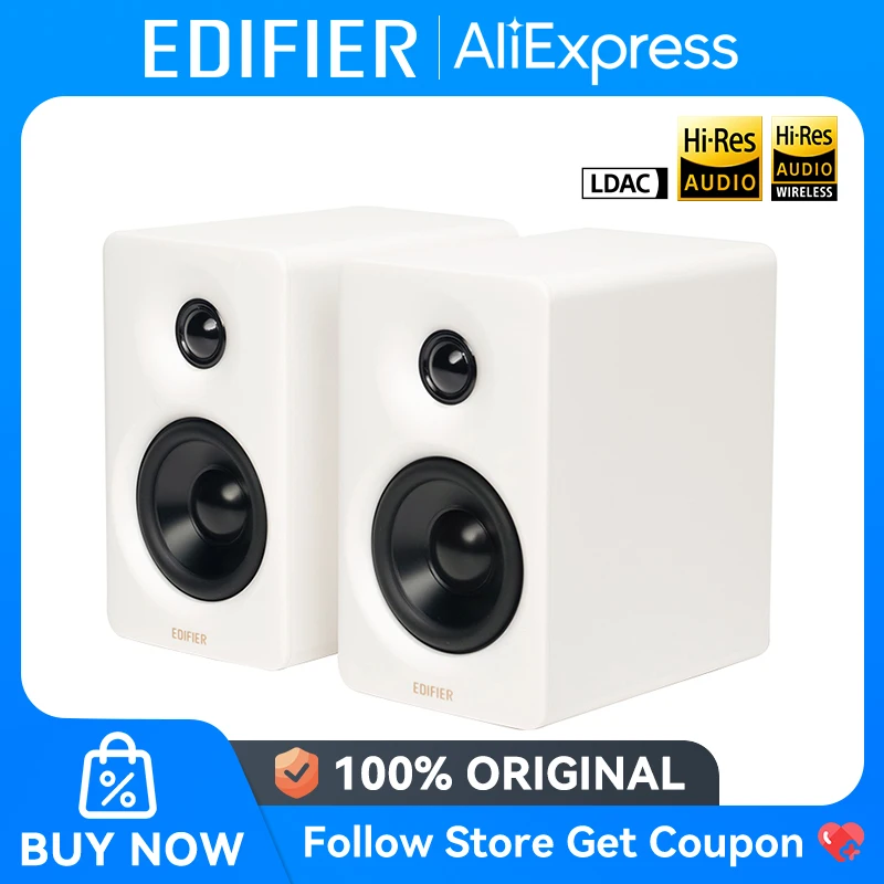 Edifier M60 Multimedia Bluetooth Speakers Hi-Res Audio Wireless Ldac BT5.3 Usb-C Aux Inputs Support Eq Setting 66W Rms