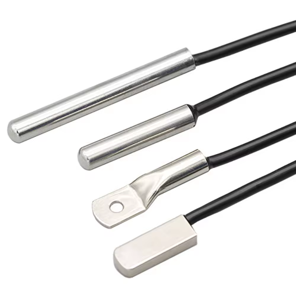 חיישן טמפרטורה DS18B20 מפלדת אל-חלד 304 בקוטר 6*30MM OD 3.0MM עמיד למים ואבק כבל חיישנים באורך 1 מטר