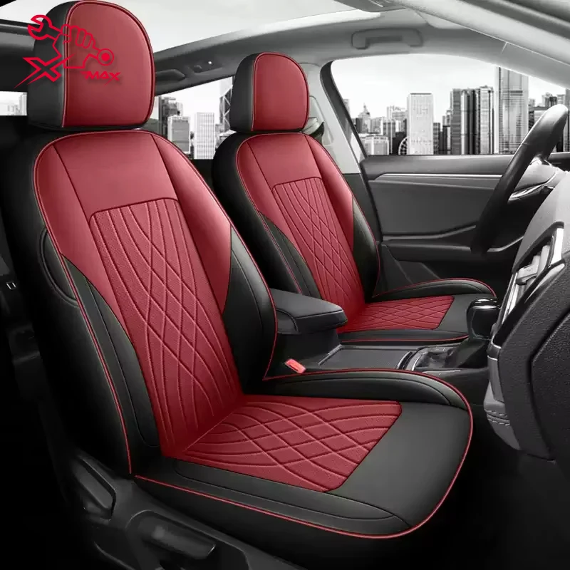 

Для VW Lavida 2019-2024 чехол на автомобильное сиденье с левым приводом, индивидуальный чехол на сиденье, всесезонные полностью окруженные подушки сиденья