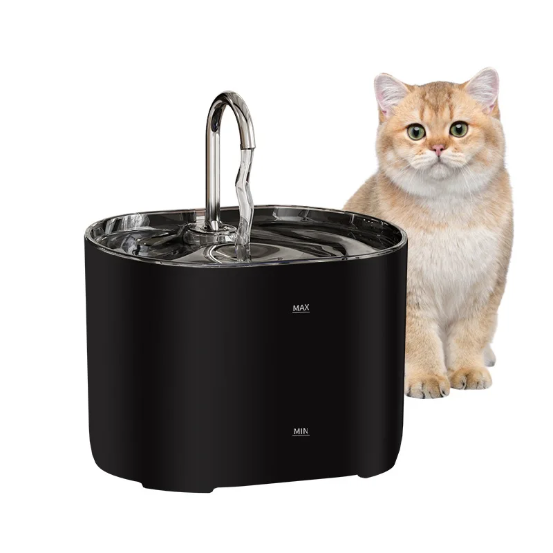 

New Silent Pet Water Dispenser, Cat Double Filtration Active Water Automatic Water Dispenser, Intelligent Feeding Equipment