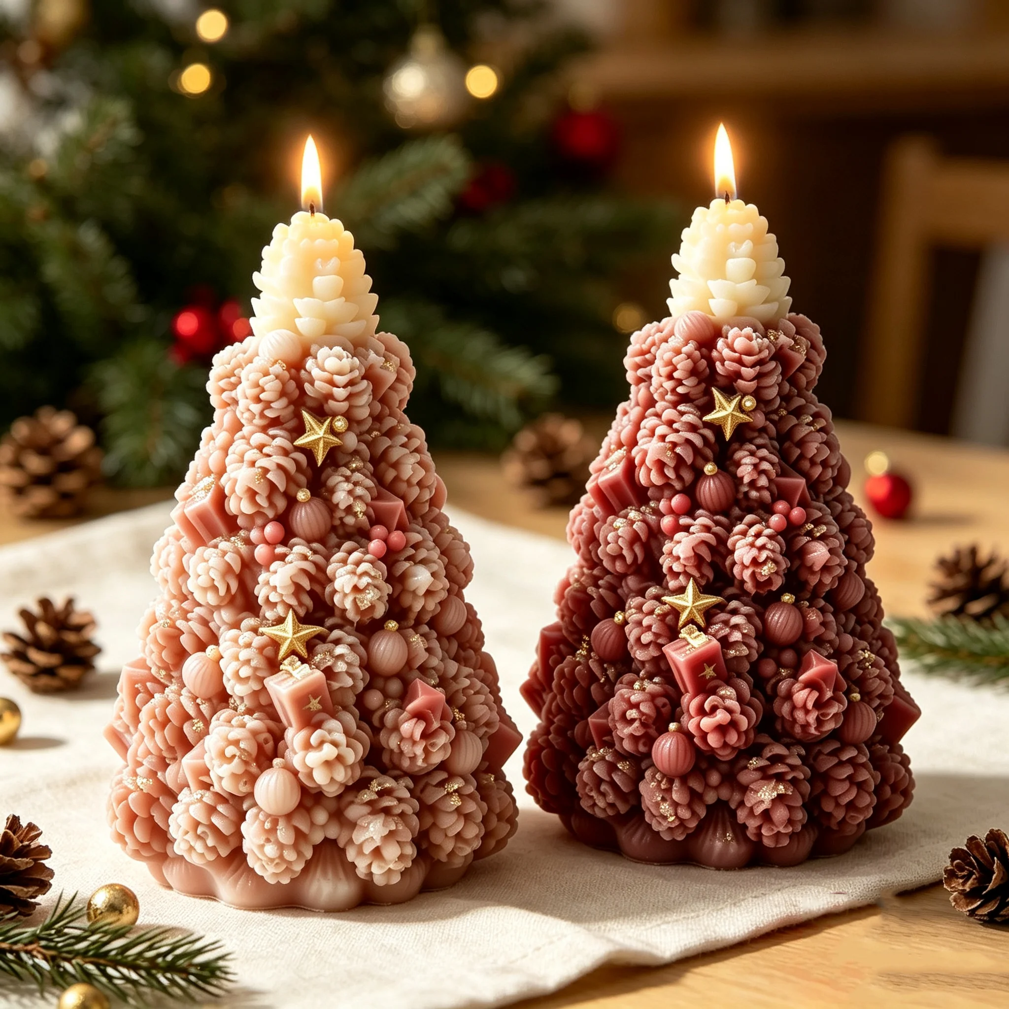 Creative Pinecone Christmas Tr - огляд і ціна Xmas Candle Making