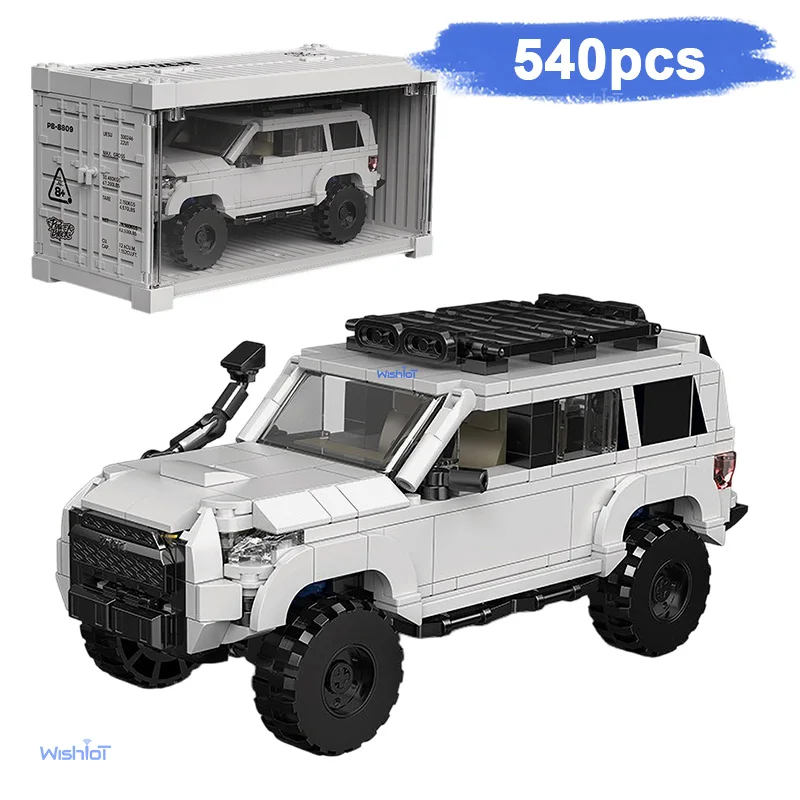 

PB8809 Модель 4Runner, 540 шт., набор строительных блоков с контейнером для дисплея