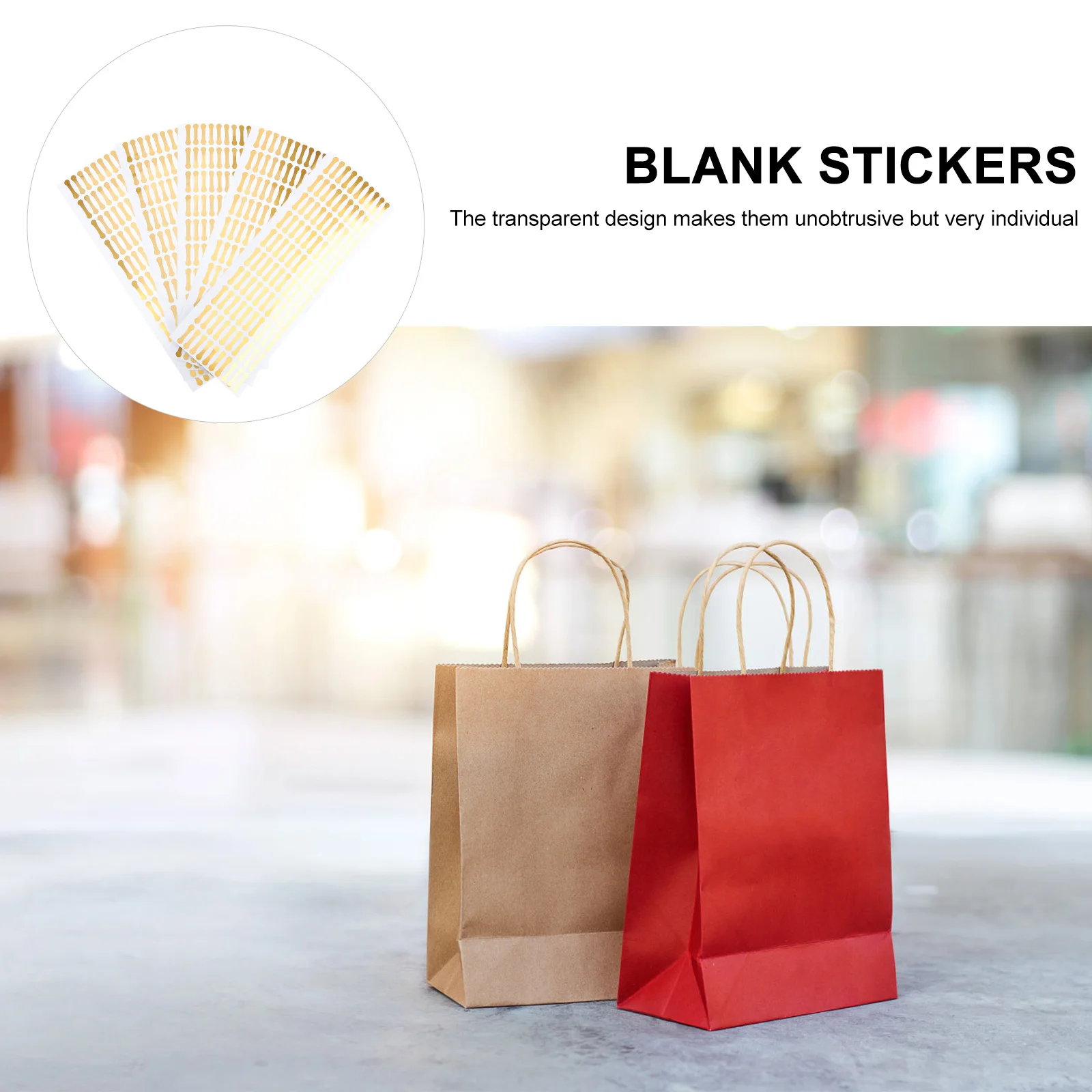 

500Pcs Tamper Resistant Labels Durable Self Adhesive Stickers For Food And Retail Security