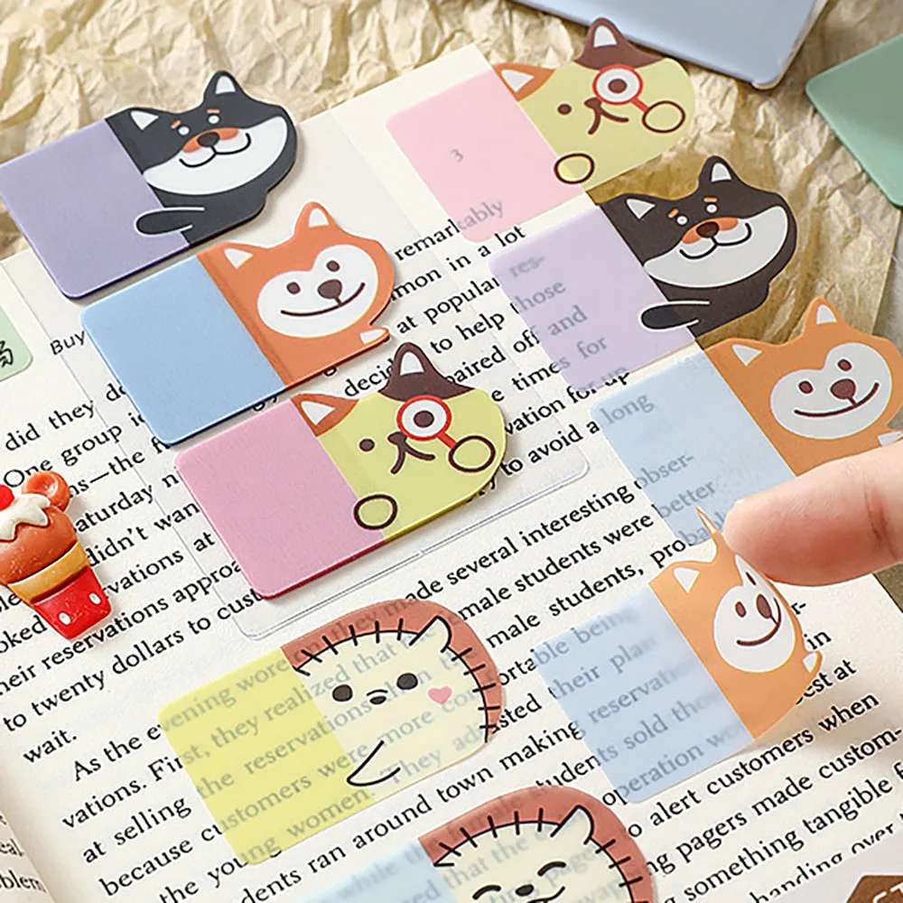 Share Time Index Sticky Convenience Sticker Cute Student Label Sticker