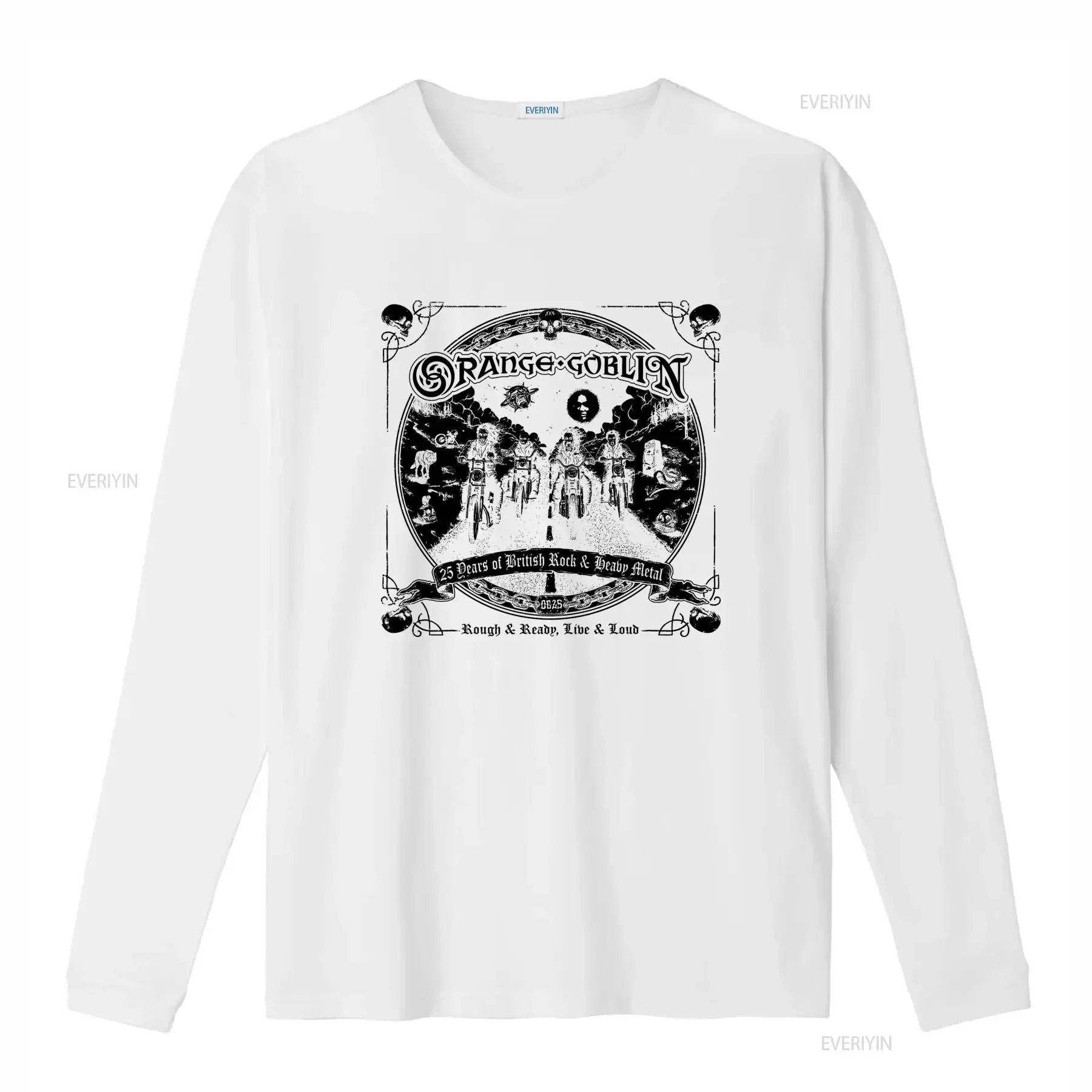 ORANGE GOBLIN Rock Metal Band 25 Years Anniversary T Shirt All Sizes US652 vintage Washed Top For Everyday Wear Comfortable
