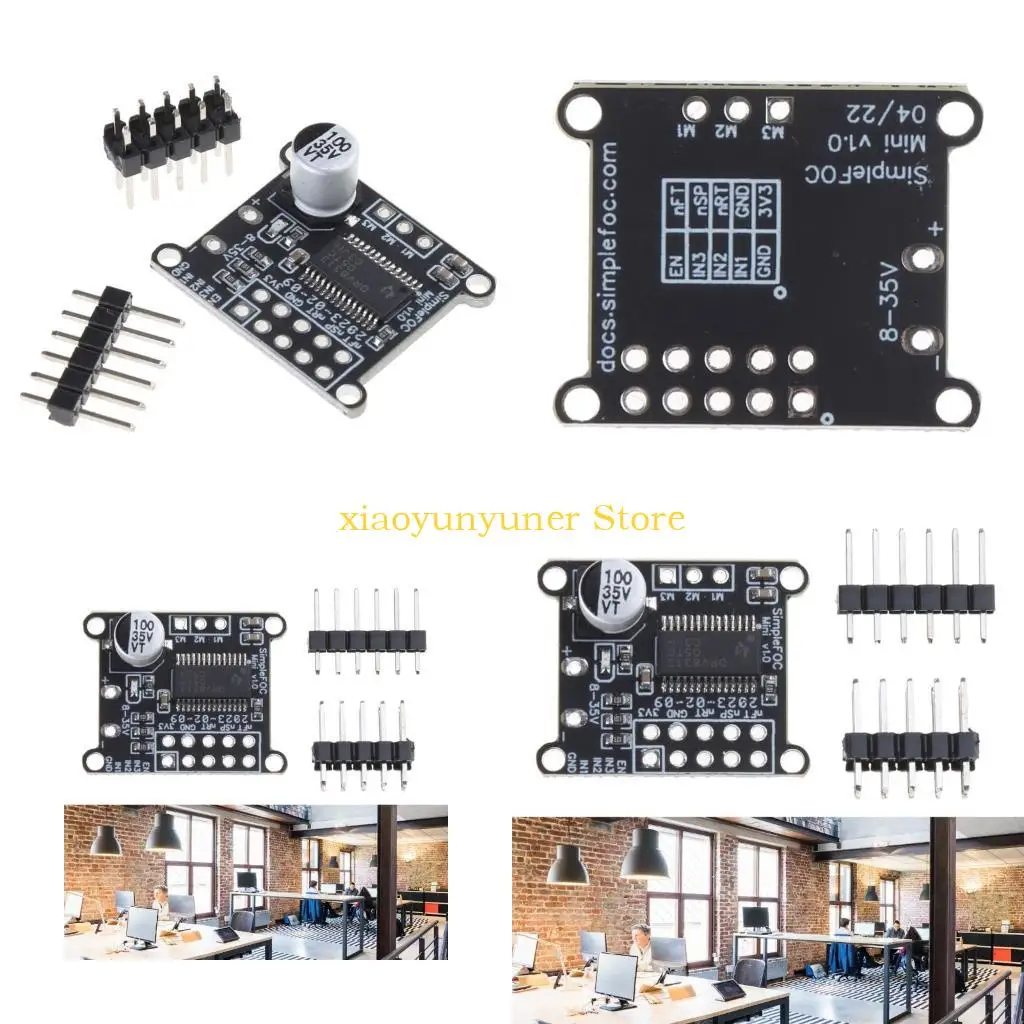 

Плата драйвера бесщеточного двигателя постоянного тока P9JB Алгоритм управления SVPWM для драйвера управления FOC