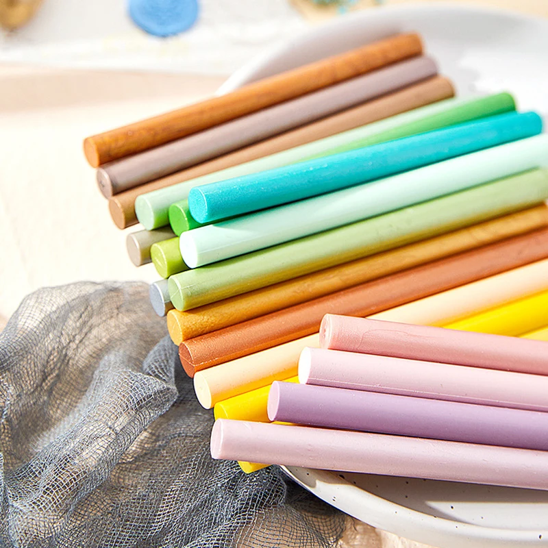 10PCS 11mm * 135mm DIY Seal Wax Sticks For Melting Glue Gun Stick Wedding Party Invitation Sealing Wax For Gift Decoration