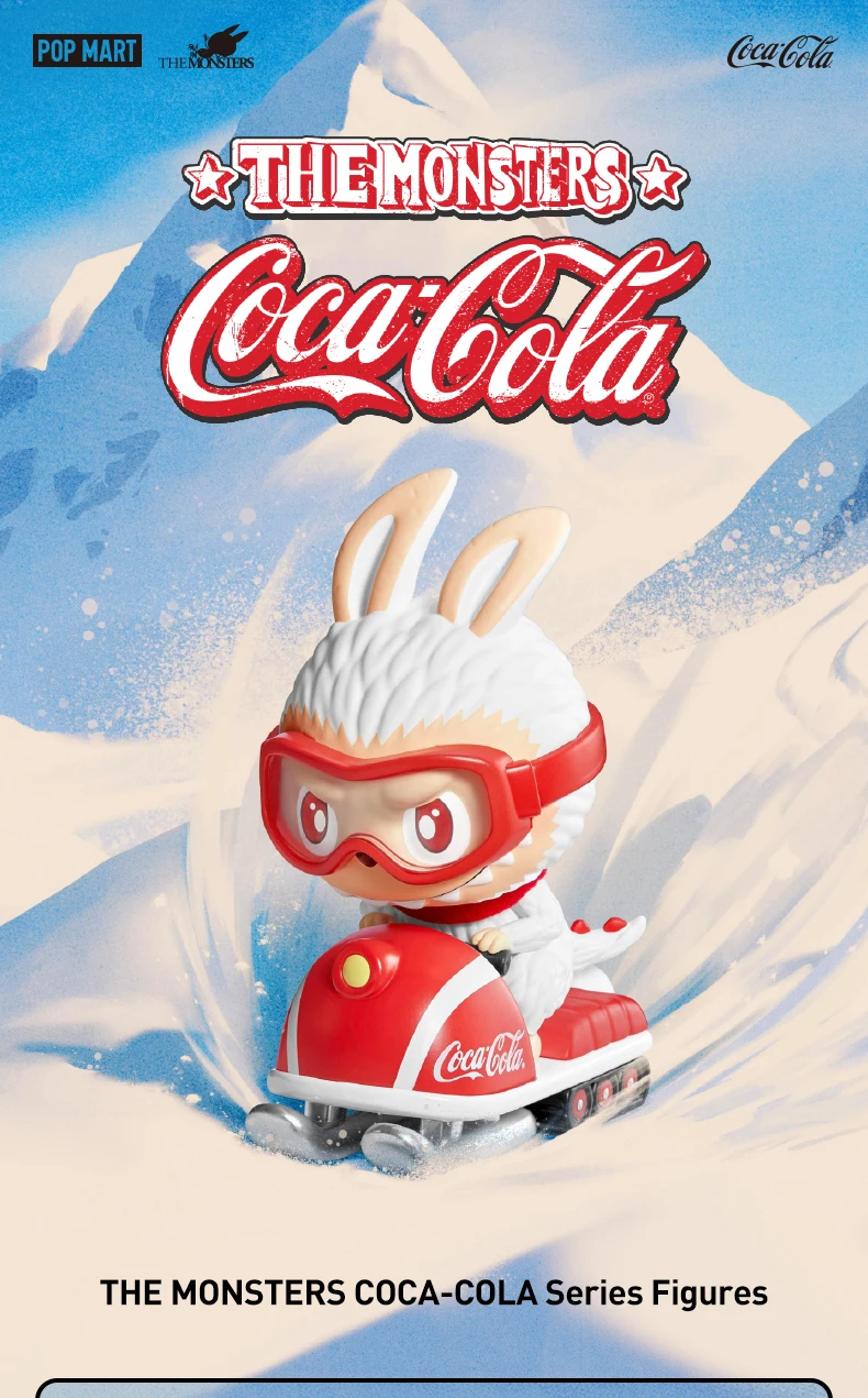 Figuras da série POP MART THE MONSTERS COCA-COLA 1 unidade/10