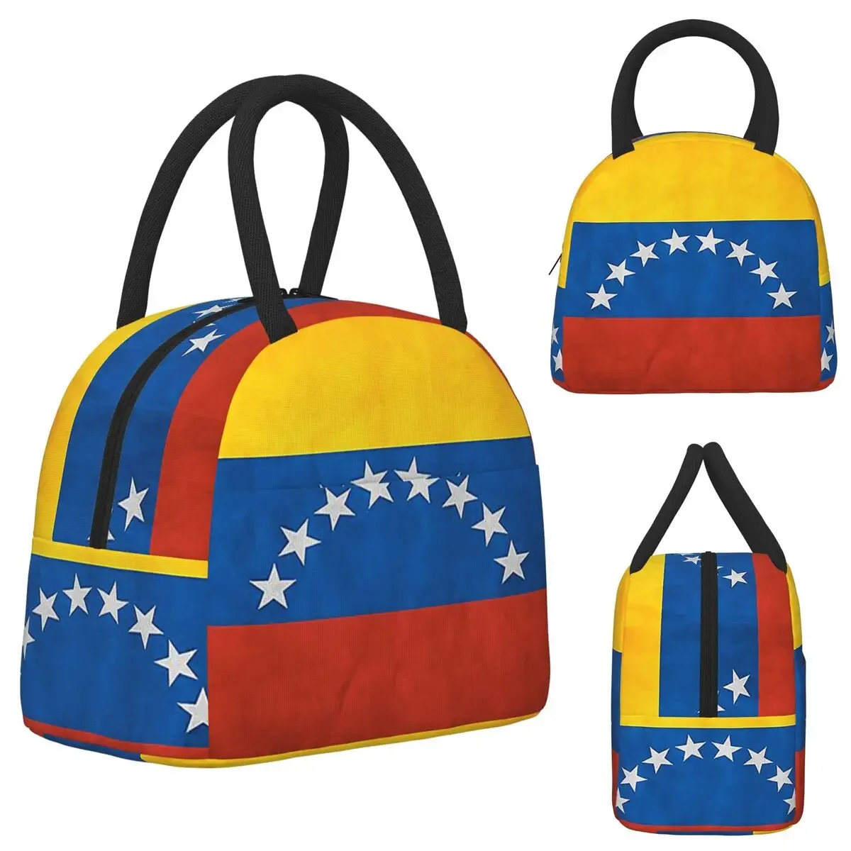 Venezuela Venezuelan Flag National Flag Of Venezuela Insulated Lunch Bag for Kids School Cooler Thermal Lunch Boxes Container