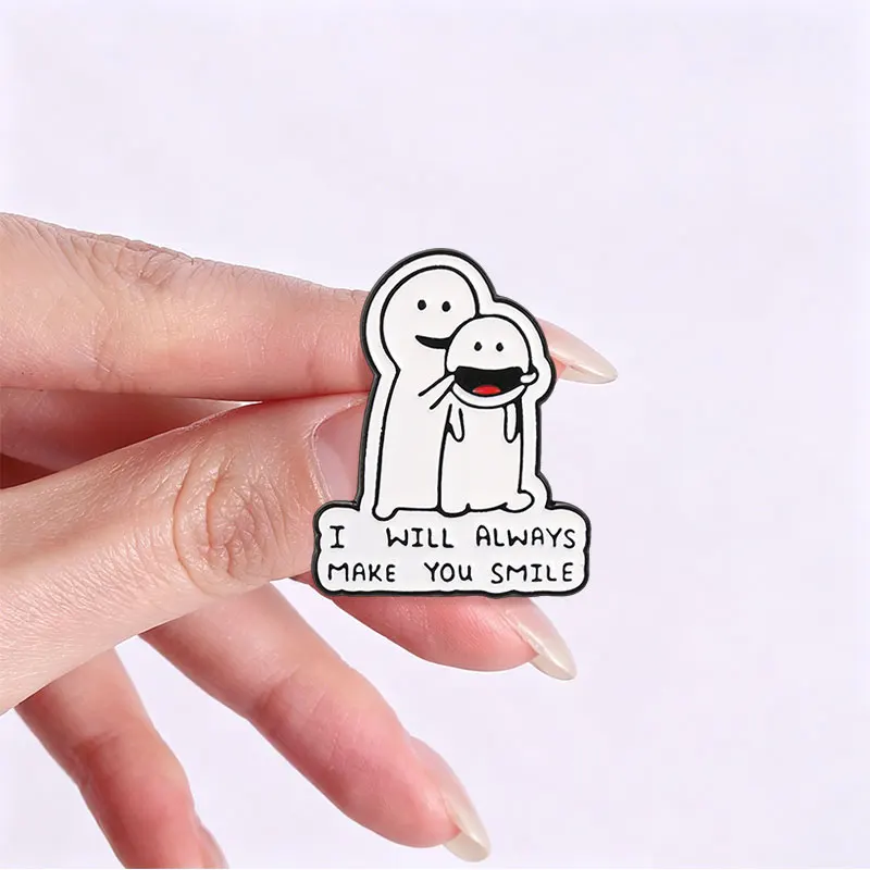 Friendship And Emotional Support Enamel Badge Friendship Support Pin Brooch Jewelry Accessories Gifts For Best Friends