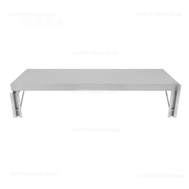 304 Stainless Steel Foldable Wall Partition Bracket Wall Mounted Simple Storage Wall-mounted Kitchen Wall Shelf