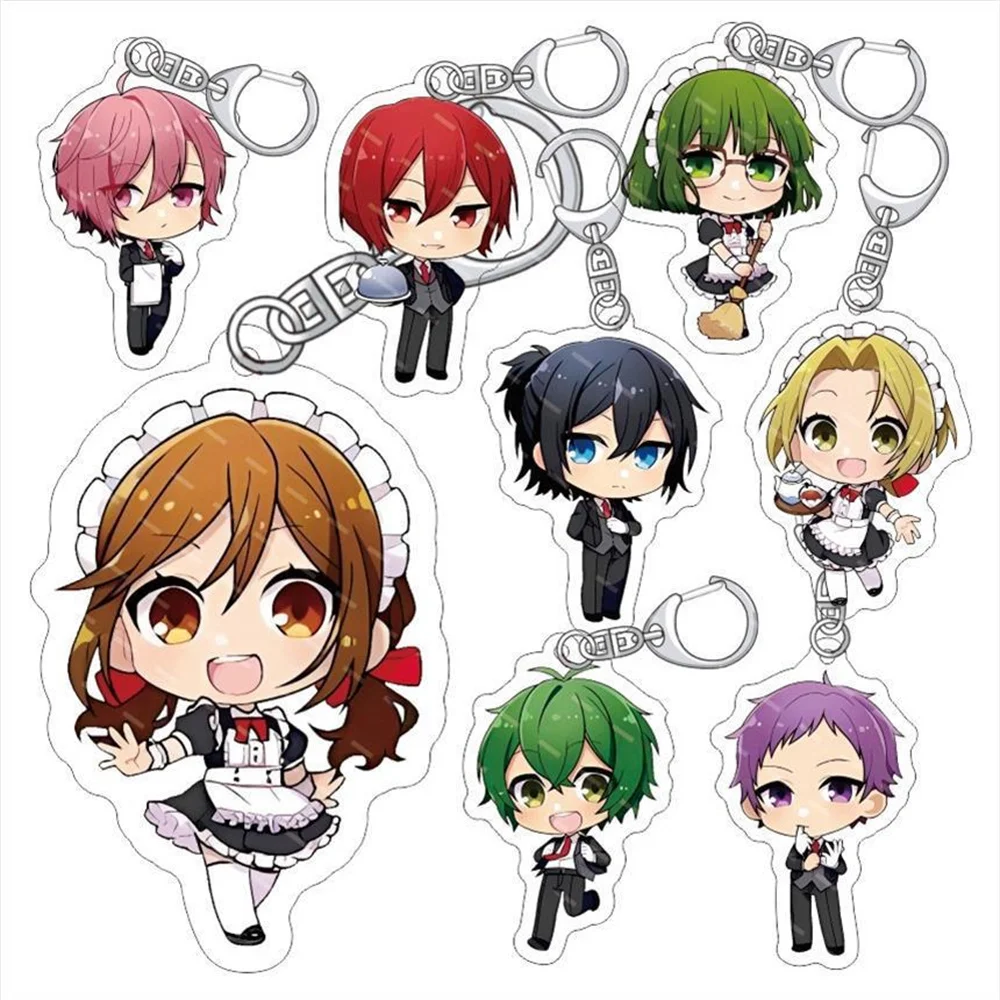 

6CM Charm Anime Hori and MiyamuraAcrylic Keychain Model Cosplay Characters Ornament Accesorios Goods Collection Gifts