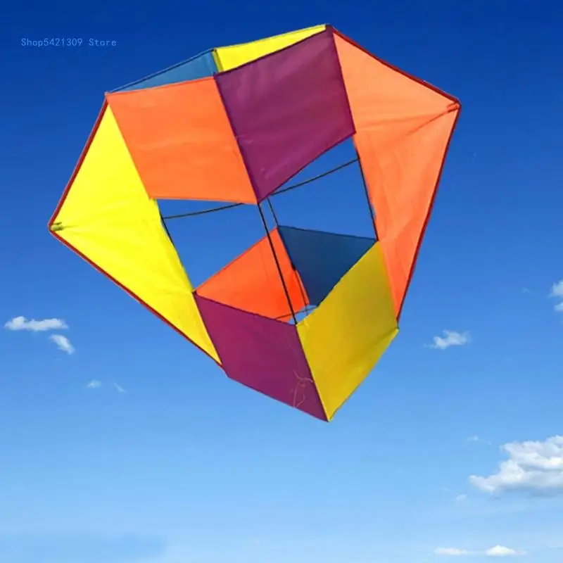 Boîte Cube solide stéréo énorme débutant cerf-volant Cube boîte cerfs-volants pour enfants adultes