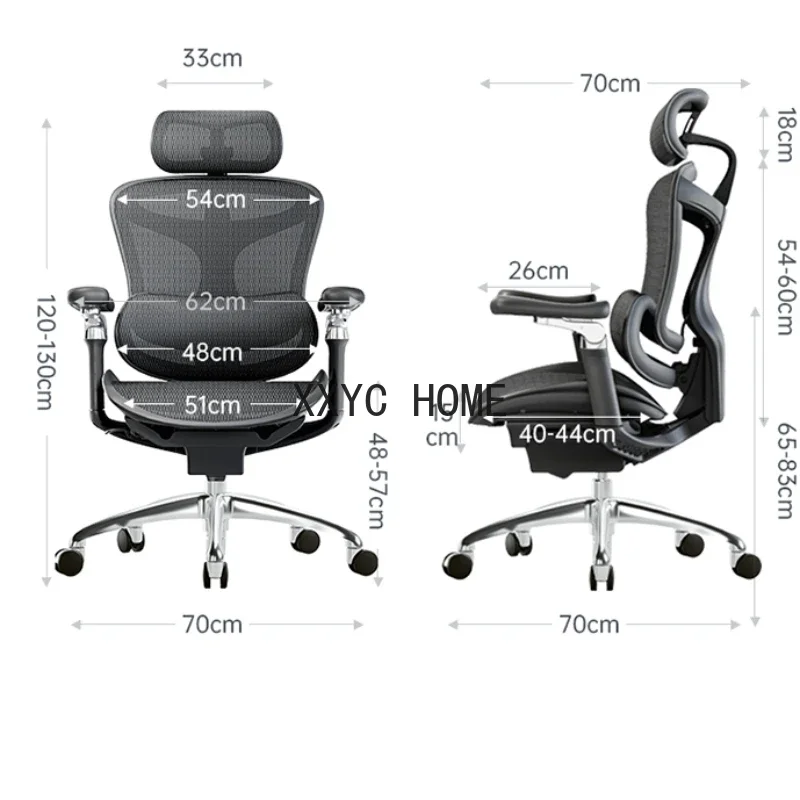 Arm Home Ergonomic Office Chair Gaming Recliner Barber Swivel Office Chair Boss Pu Leather Silla De Oficina Office Furniture