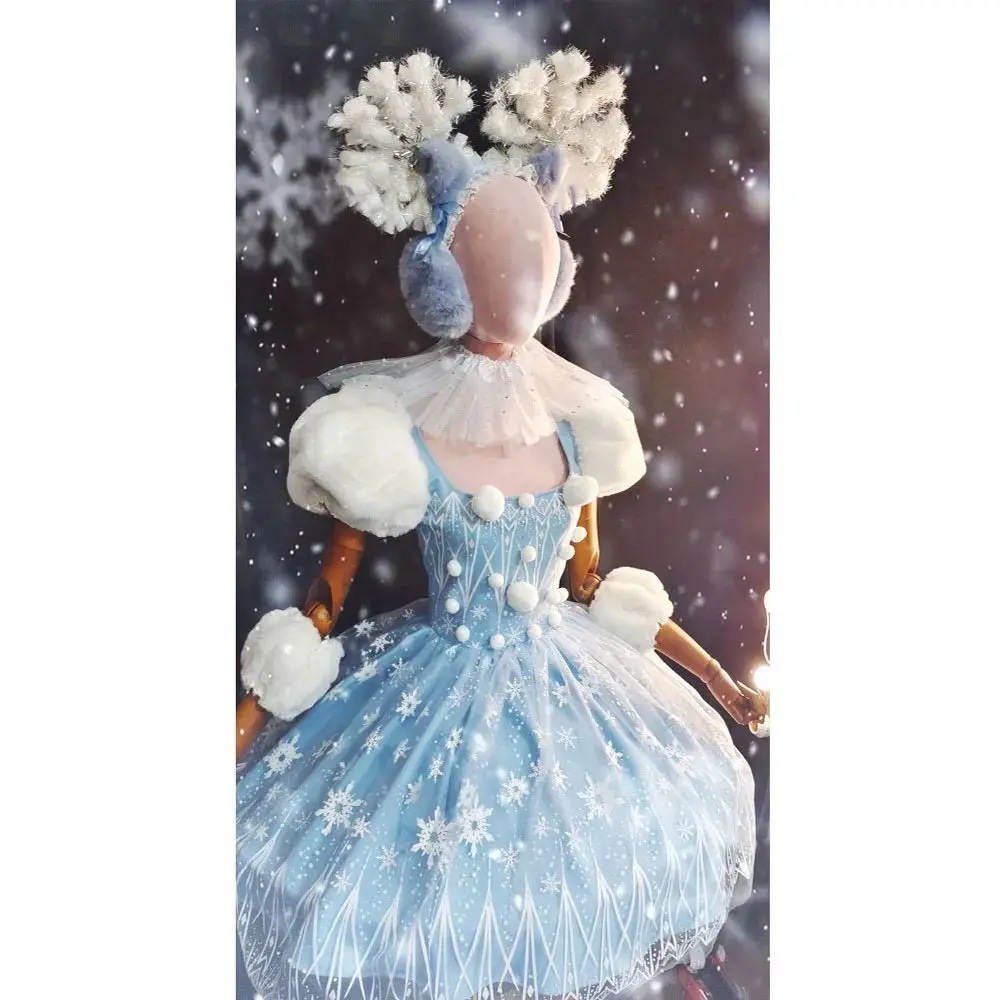 Bar Performance Or Christmas Snow White Princess Performance Clothing Snow Parade Clothing Dance Performance Costume