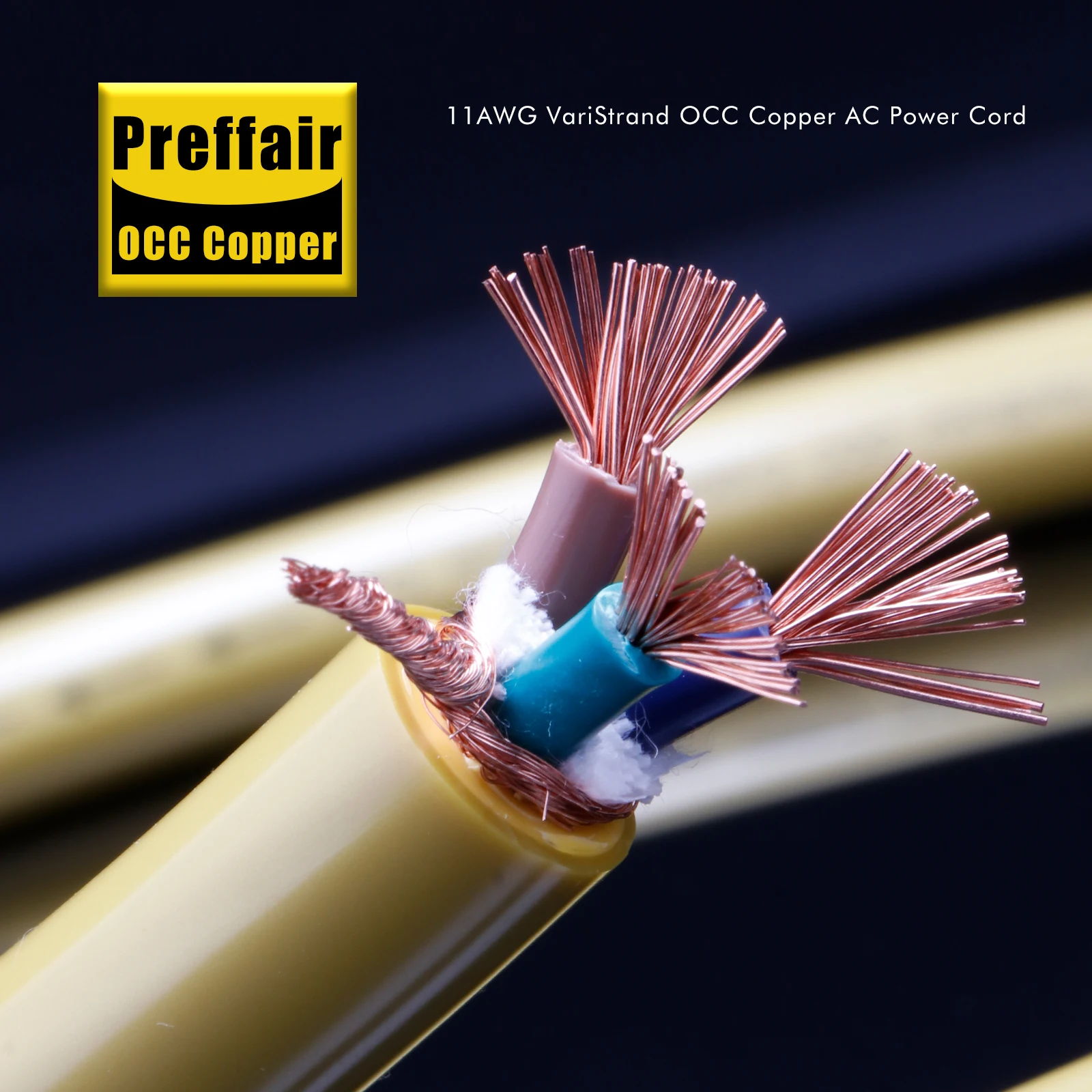 

HIFI Audio power cable 11AWG Amplifier Power Cord DIY Loose Power Wire for audio power cord,the mainsstream Hybrid Halogen