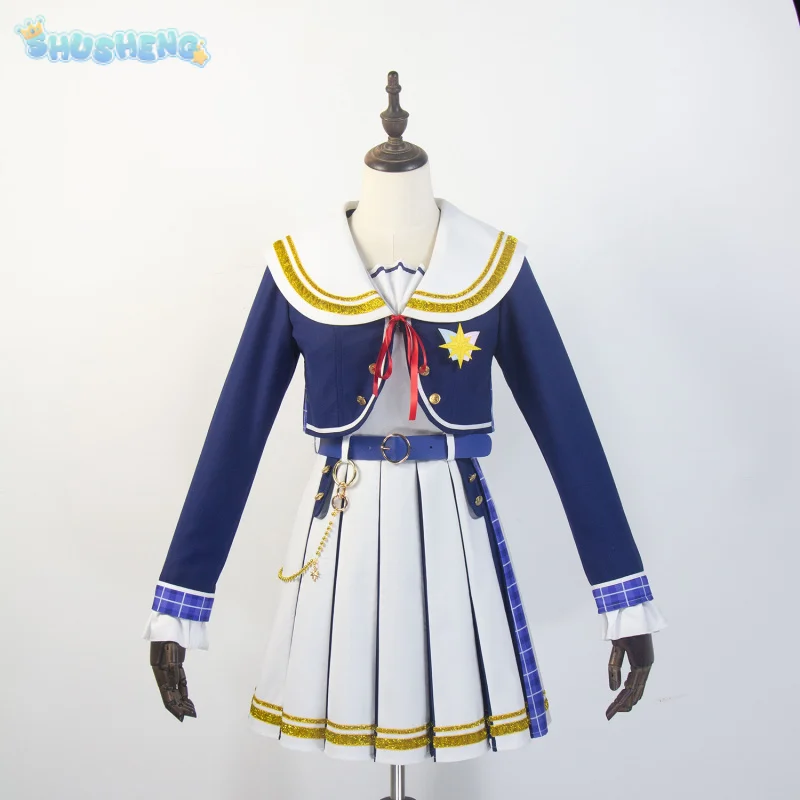 

Айкацу Планета! Косплей Костюм Hana Ruli Beat Shiori Q-Pit Rose Girl Sweet JK Sailor Dress Рубашка Хэллоуин Вечеринка Новая Униформа