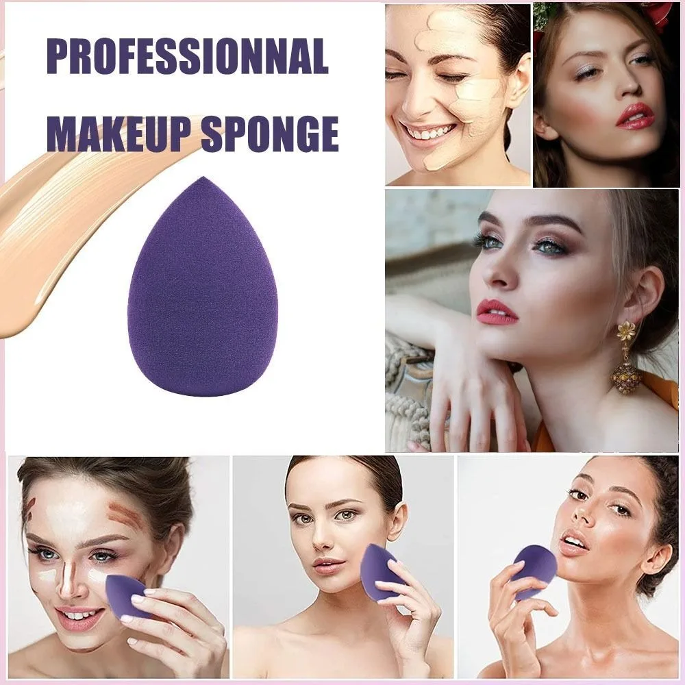 4Pcs New Soft Cosmetic Powder Puff idrofilo Women Make Up Sponge Cute Makeup Egg