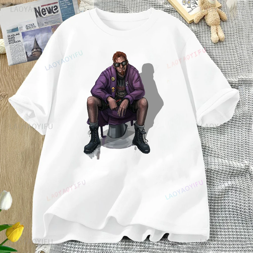 Postal Dude 2, Alien Running with Scissors Go, хлопковые футболки высокого качества, футболки с двумерным принтом, уличная мода