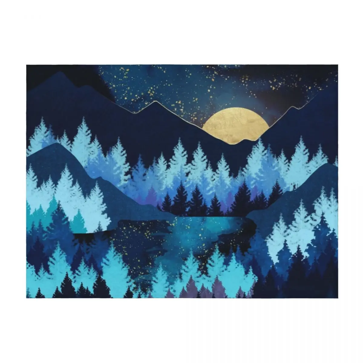 

Moon Forest Throw Blanket Flannel Baby Luxury St Warm Blankets