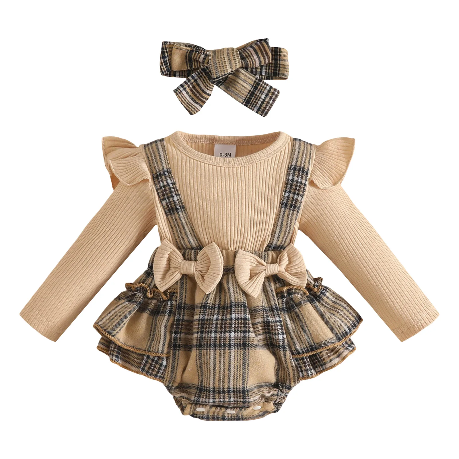 

Short Sleeve Baby Baby Childrens Clothing Triangle Jumpsuit Newborn Girl Bow Long Sleeve Ballet Leotards for Toddler Girls