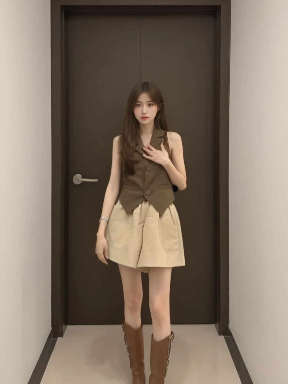 

Novelties Elastic Waist Woman Shorts Sleeveless Short Sets for Women 2 Pieces New Features of Matching Clothing Trend 2025 Kit