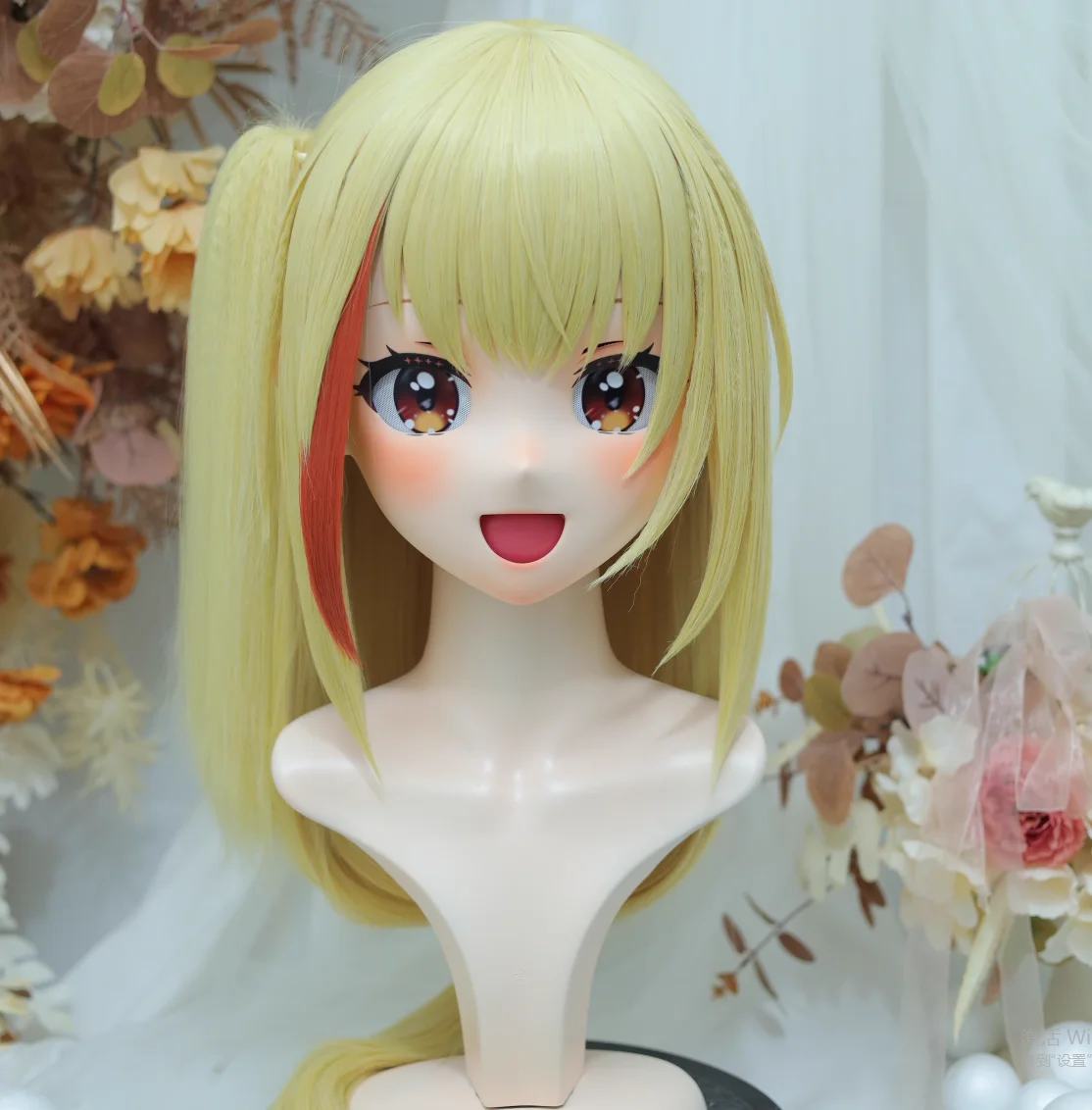 

(NFD311-17)Customize Full Head With Lock Pretty Female/Girl Japanese Animego Character Kig Cosplay Kigurumi Mask Crossdress Doll