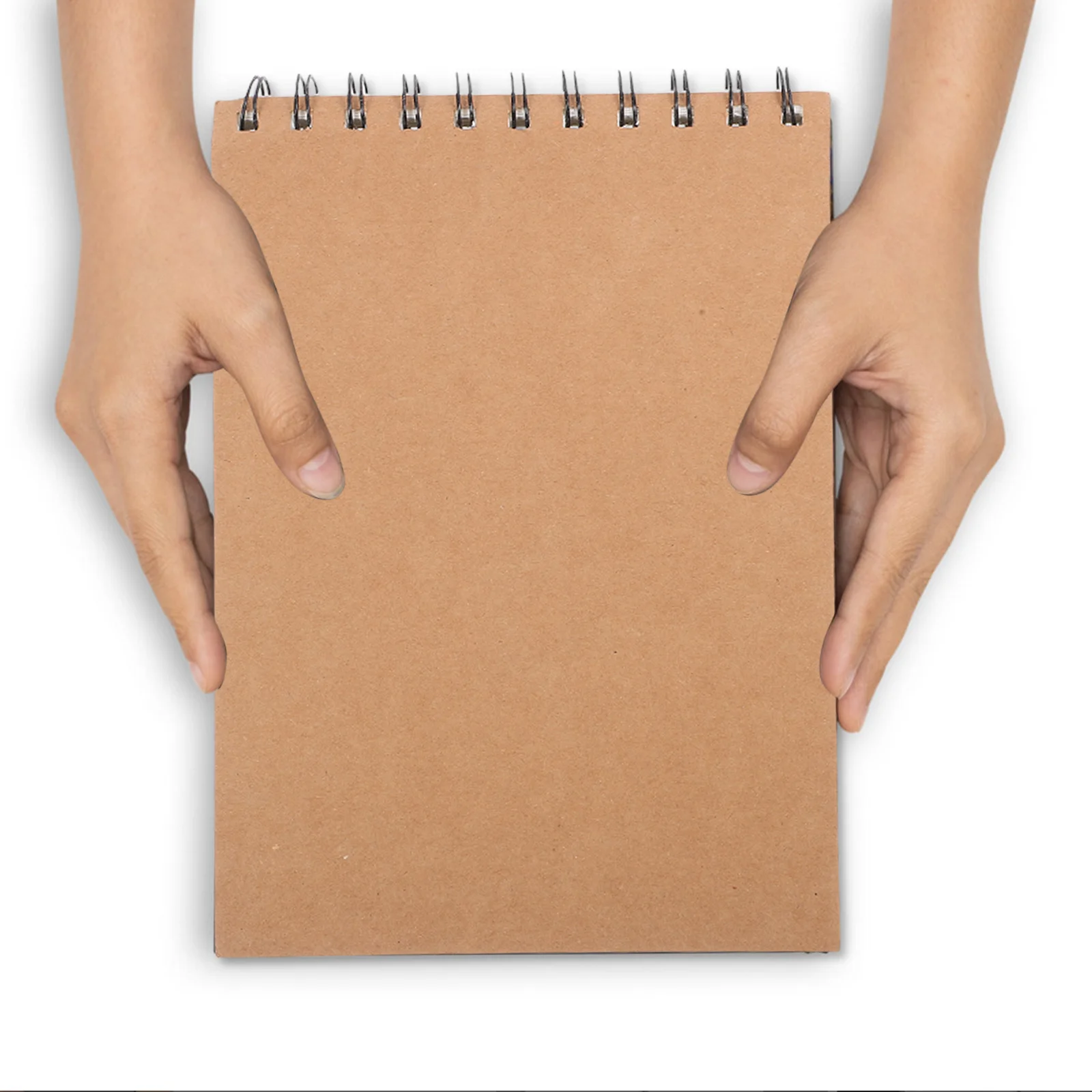 

Student Sketchbook 8.25X5.70In Kraft Paper Portable Spiral Bound Drawing Pad For Artists Travel Journal Mini Notebook